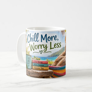Chill Meer, Maak Je Minder Zorgen Luiaard Koffiemok