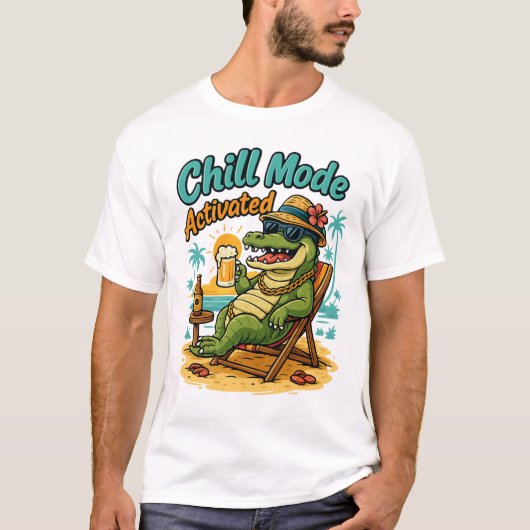 Chill Mode Geactiveerd T-shirt (Voorkant)