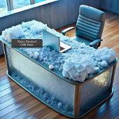 Chill Mode Grappig Zwart Bureau Naambordje