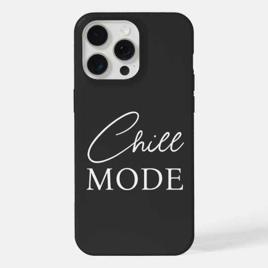 Chill Mode: Ontspannen Sfeer iPhone Hoesje (Achterkant)