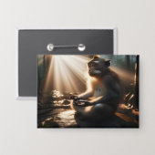 Chill Monkey Button (Voorkant / Achterkant)