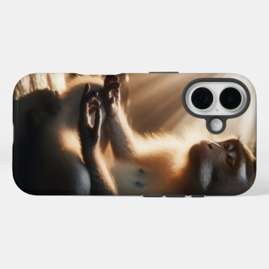Chill Monkey Case-Mate iPhone Case (Achterkant (horizontaal))