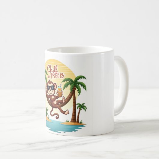 Chill Monkey Tropical Sunset Mok (Voorkant rechts)