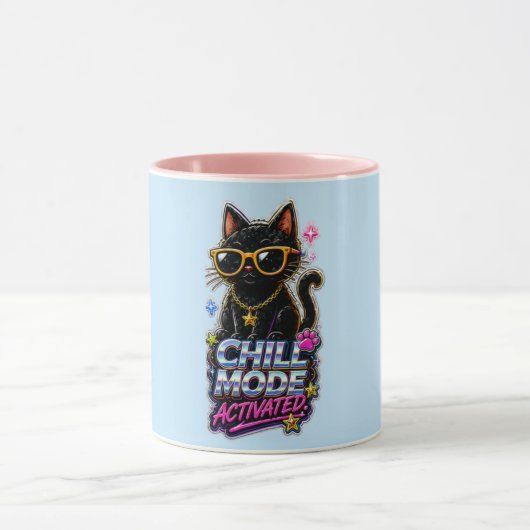 Chill Mood Geactiveerd – Grappige Ontspannende Sfe Mok (Midden)