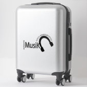 Chill Music- Musik Vibes  Sticker (Koffer)