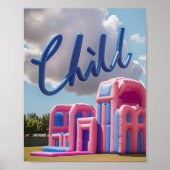 Chill Opblaasbare Kasteellucht Poster (Voorkant)