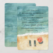 Chill Out beroemd gemaakt door The Zee Beach Weddi Kaart (Voorkant / Achterkant)