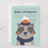 Chill Out | Birthday in het kader van het winterse Kaart (Voorkant)