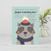 Chill Out | Birthday in het kader van het winterse Kaart (Staand voorkant)