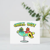 Chill Out Briefkaart (Staand voorkant)