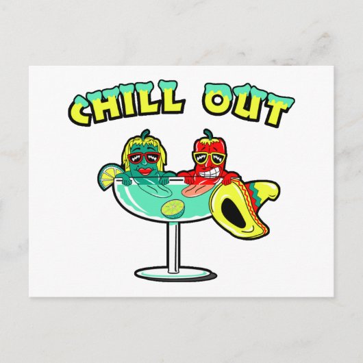 Chill Out Briefkaart (Voorkant)