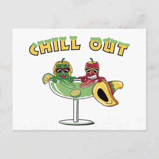 Chill Out Briefkaart (Voorkant)