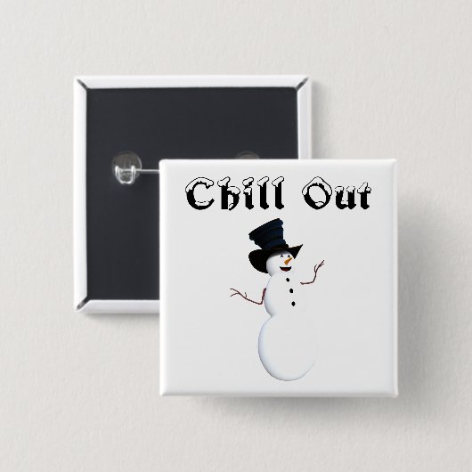 Chill Out Button (Voorkant /achterkant)
