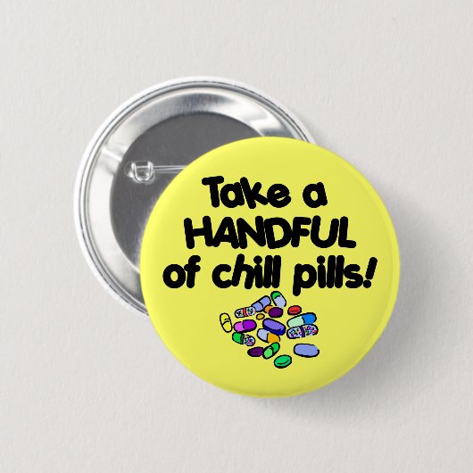 Chill Out Button (Voorkant /achterkant)