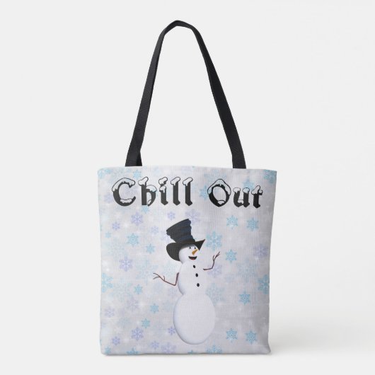 Chill-out Canvas tas (Achterkant)