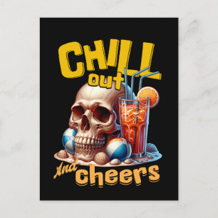 Chill Out en Cheers Briefkaart