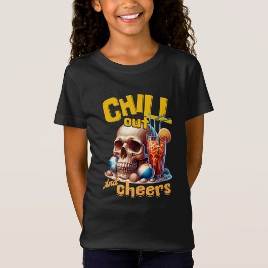Chill Out en Cheers T-shirt (Voorkant)
