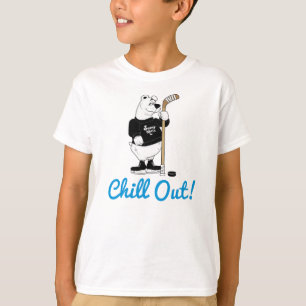 Chill out Hockey Polar Beer T-Shirt