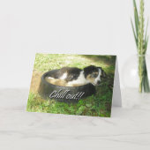 "Chill Out!" Kaart (Voorkant)