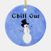 Chill out keramisch Ornament (Voorkant)