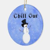 Chill out keramisch Ornament (Links)