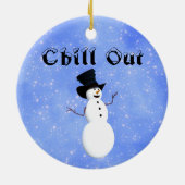 Chill out keramisch Ornament (Achterkant)