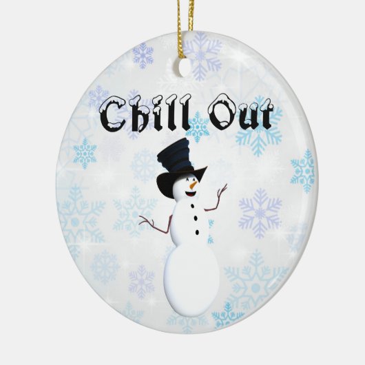 Chill out keramisch Ornament (Links)