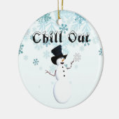 Chill out keramisch Ornament (Links)