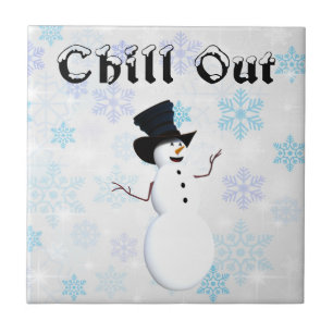Chill out keramische Tegel Tegeltje