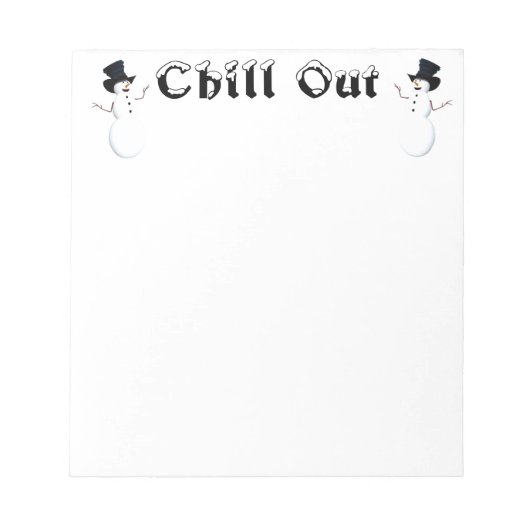 Chill-out Notitieblok (Voorkant)