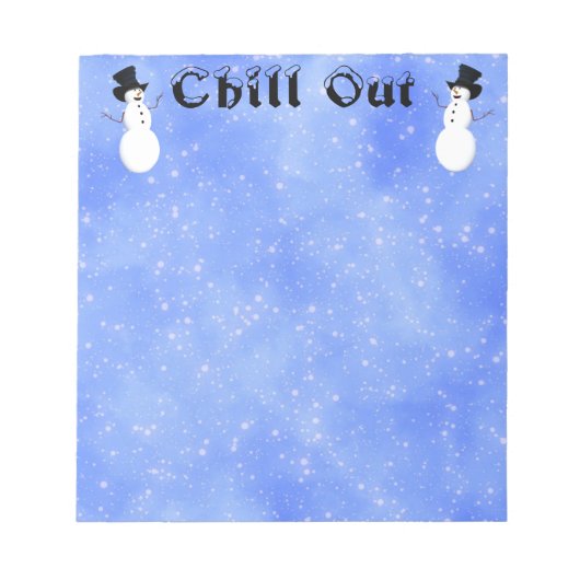 Chill-out Notitieblok (Voorkant)