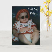 CHILL OUT OP JE "30ste" VERJAARDAG Kaart (Gele Bloem)