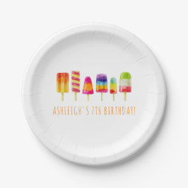 Chill Out Popsicle Party | Kinderen van Birthday Papieren Bordje