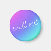 Chill Out Rainbow Magnet (Voorkant)