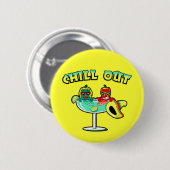 Chill Out Ronde Button 5,7 Cm (Voorkant /achterkant)