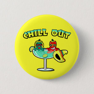 Chill Out Ronde Button 5,7 Cm