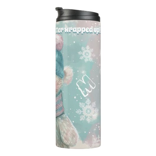 Chill out Schattige Beer Thermosbeker (Geroteerd rechts)