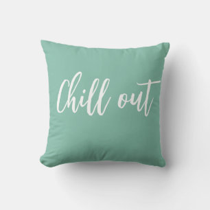 Chill Out Sierkussen Mint Groen Wit