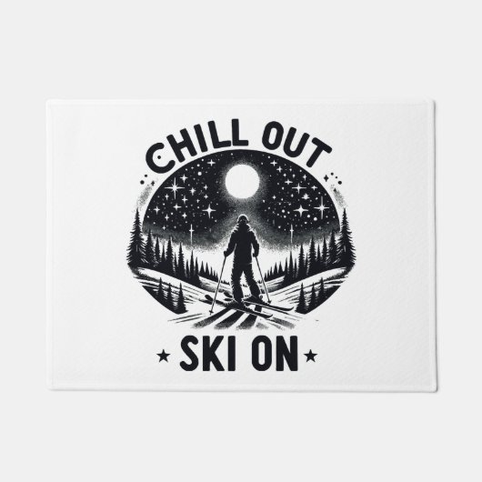 Chill out Ski on Deurmat (Voorkant)