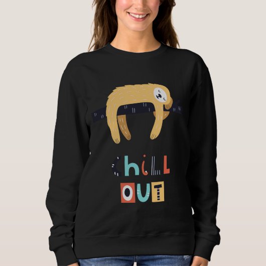 Chill Out Sloth Trui (Voorkant)