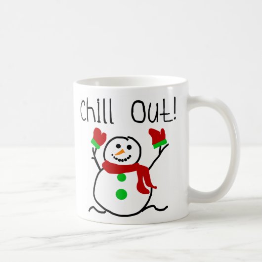 Chill Out Snowman Koffiemok (Rechts)
