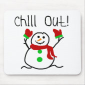 Chill Out Snowman Muismat (Voorkant)