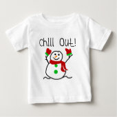 Chill Out Snowman Tshirts and Gifts (Voorkant)