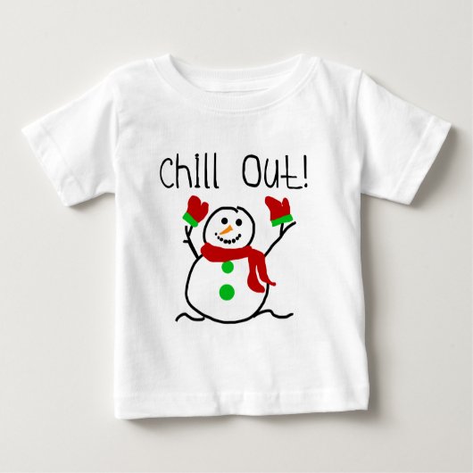 Chill Out Snowman Tshirts and Gifts (Voorkant)