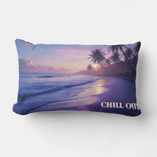 Chill Out Sunrise Pillow - Adem in, doe het goed! Kussen (Voorkant)