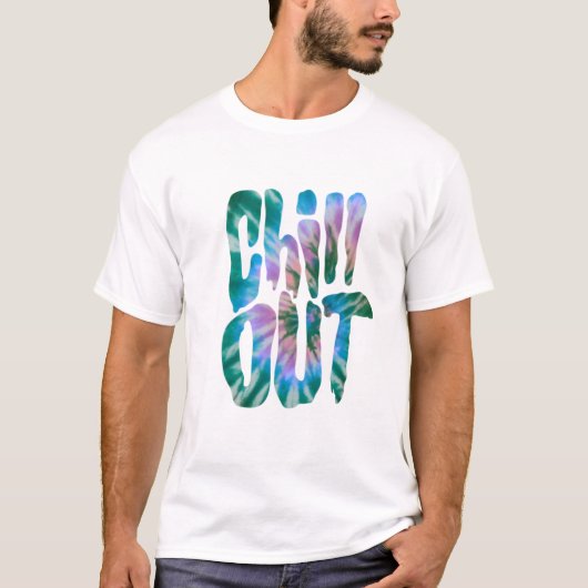Chill Out - Tie Dye T-shirt (Voorkant)