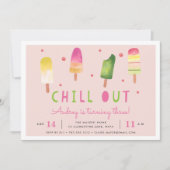 Chill Out | uitnodiging van de partij "Popsiday Bi (Voorkant)