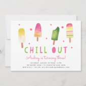 Chill Out | uitnodiging van de partij "Popsiday Bi (Voorkant)