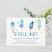 Chill Out | uitnodiging van de partij "Popsiday Bi (Staand voorkant)