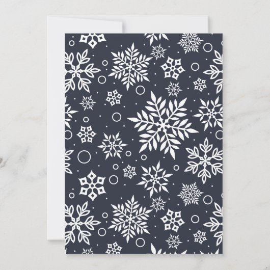 Chill Out | Winter Rabbit Birthday Kaart (Achterkant)